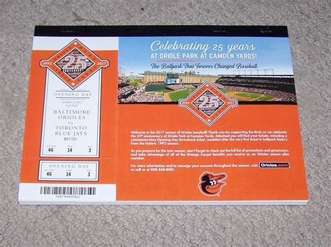 baltimore orioles game tickets